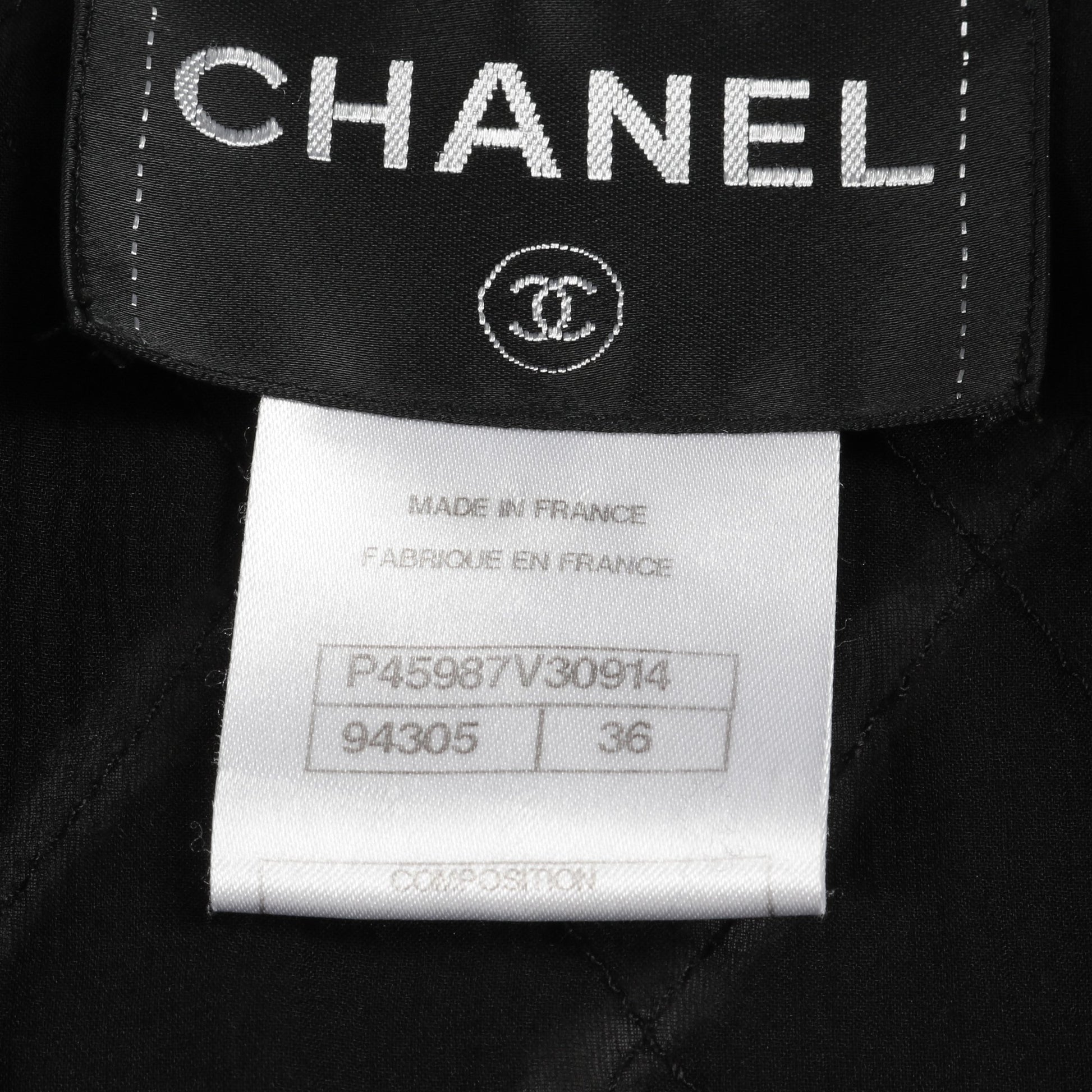 キルティング ジップアップ ジャケット シルク ブラック 切替 シャネル アウター CHANEL
