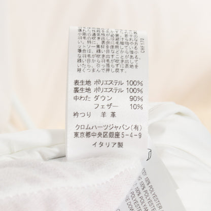 STIFF VEST スティッフ CHプラス クロスボールボタン ダガージップ ダウンベスト 総柄 ホワイト アイボリー クロムハーツ アウター Chrome Hearts