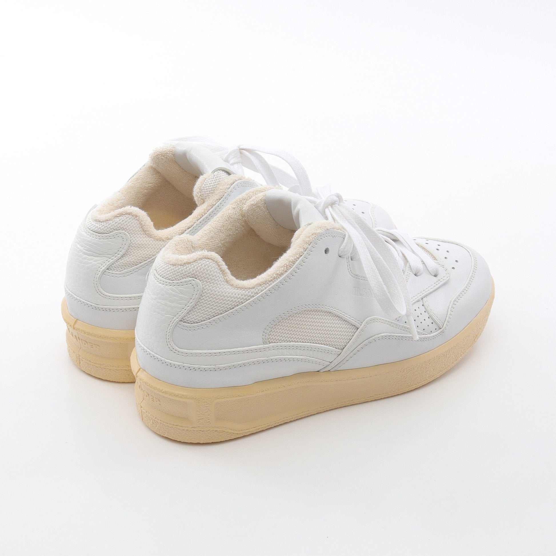 スニーカー レザー ホワイト ジルサンダー シューズ JIL SANDER