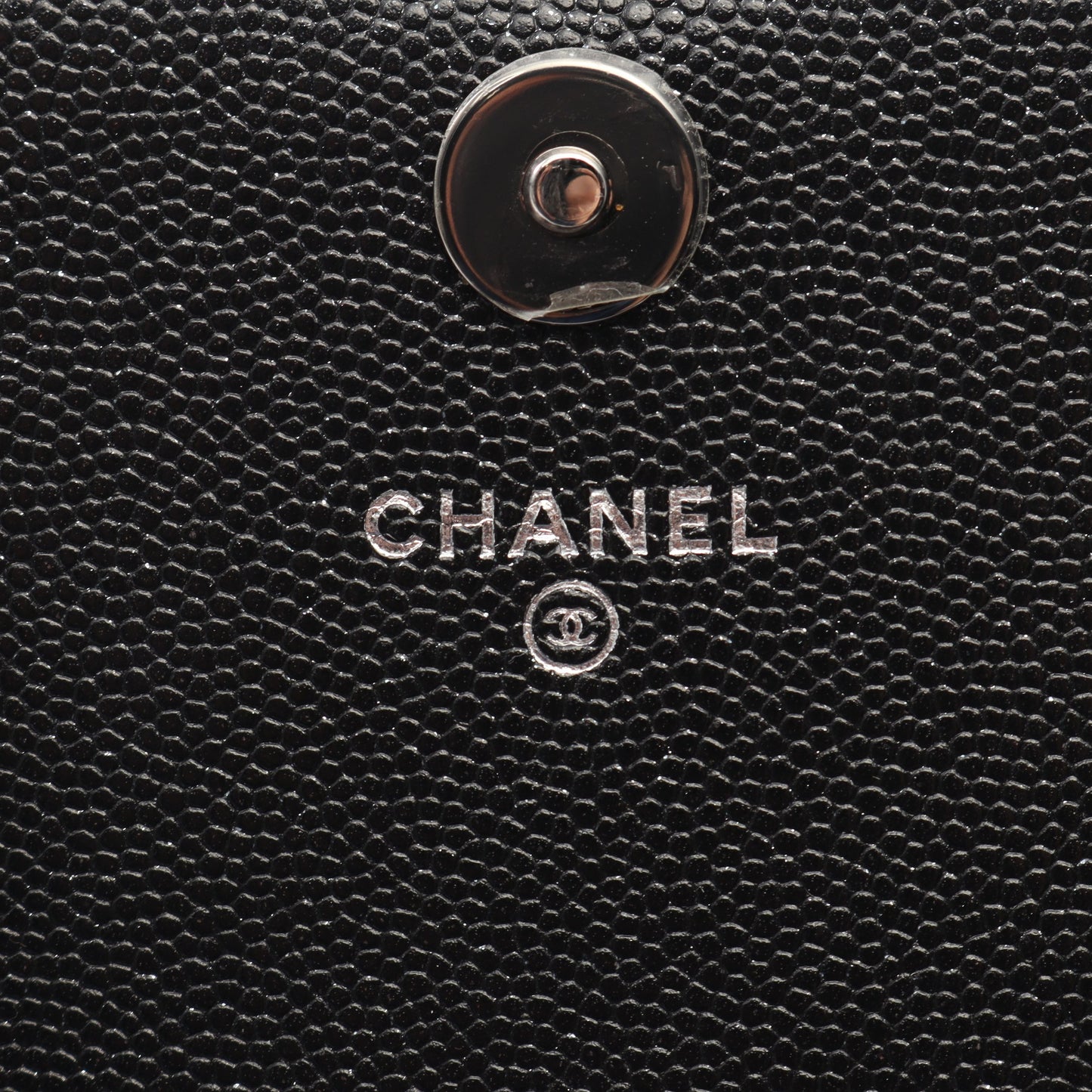 マトラッセ チェーンウォレット キャビアスキン ブラック シルバー金具 シャネル バッグ CHANEL