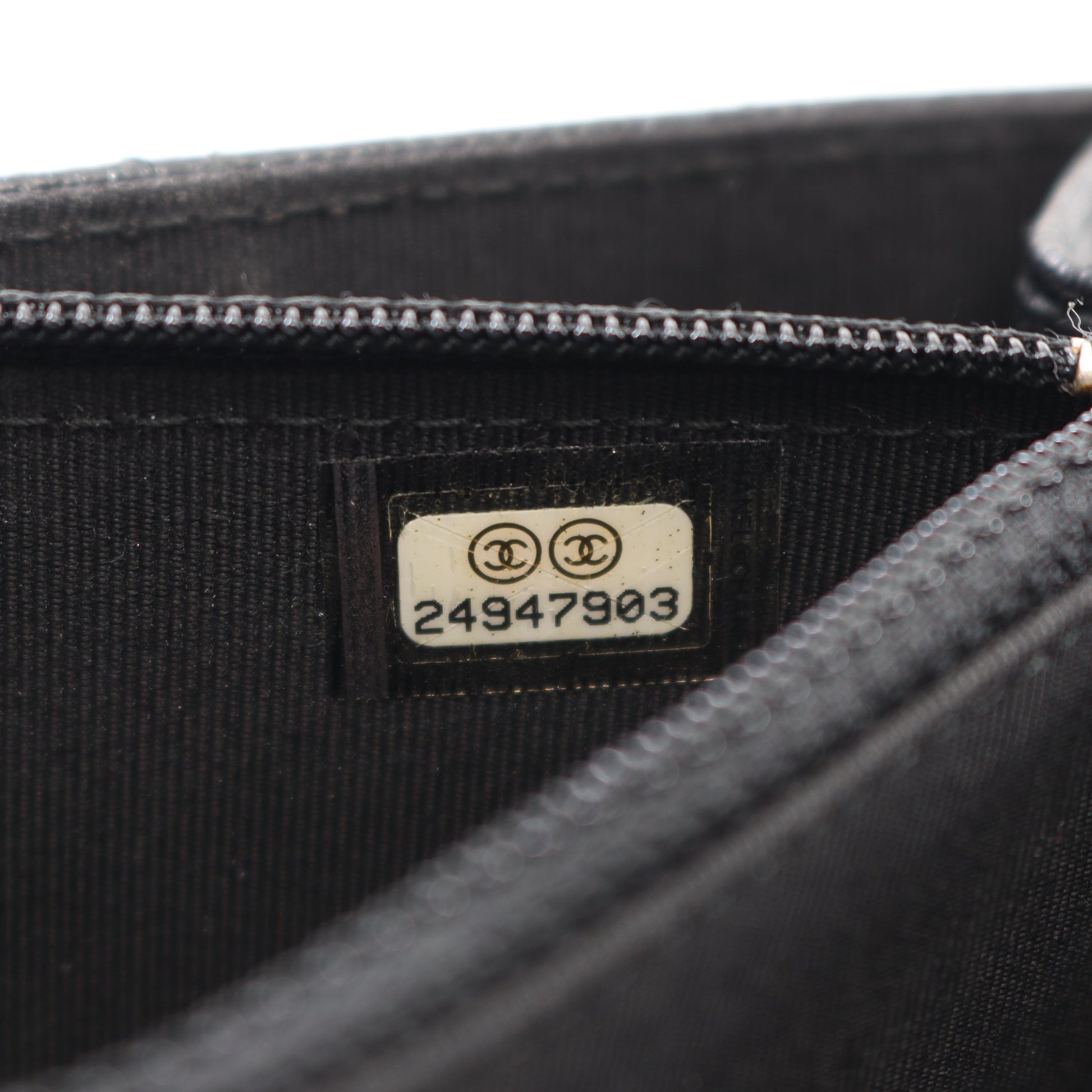 マトラッセ チェーンウォレット キャビアスキン ブラック シルバー金具 シャネル バッグ CHANEL