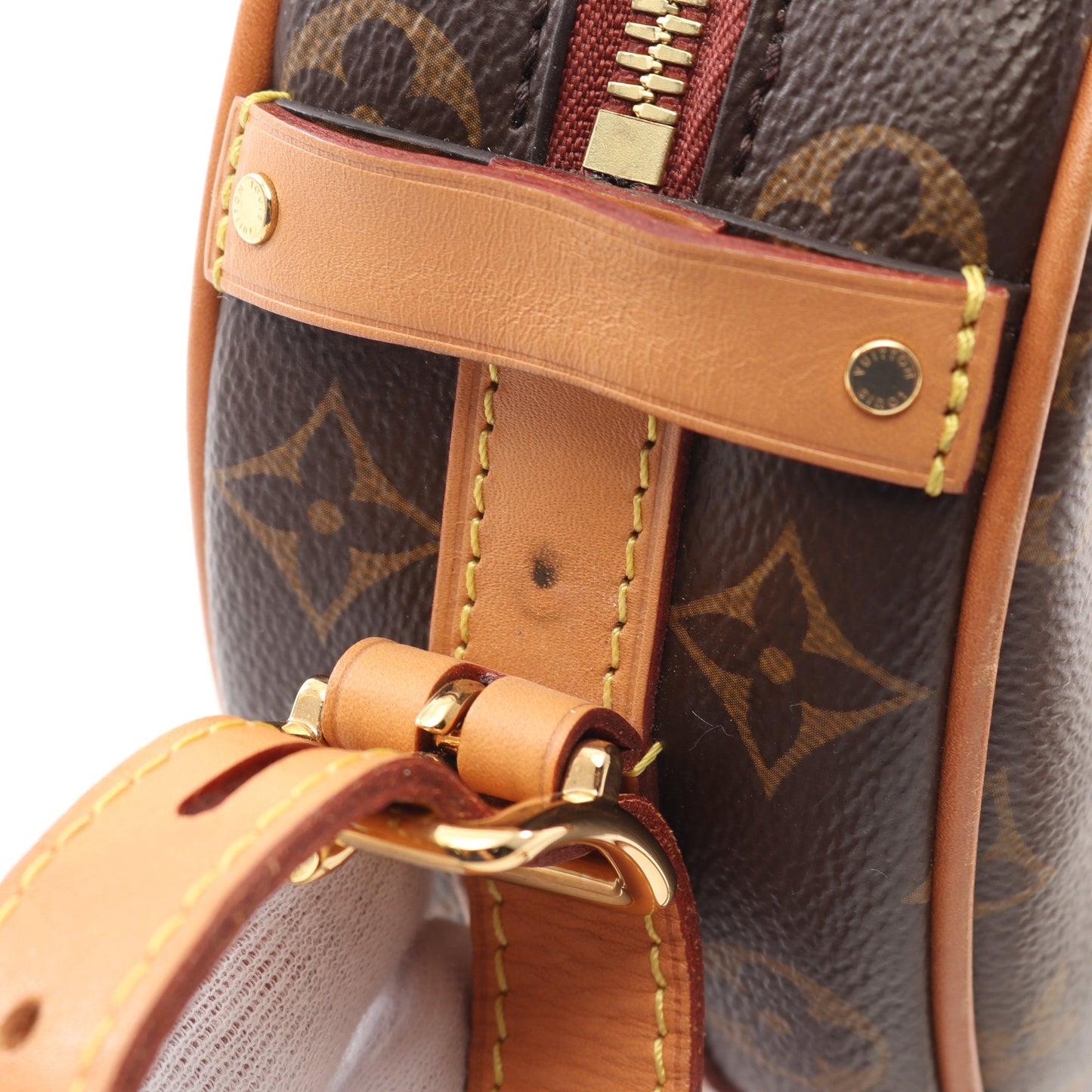 ボワット シャポー スープルPM モノグラム ショルダーバッグ PVC レザー ブラウン ルイヴィトン バッグ LOUIS VUITTON