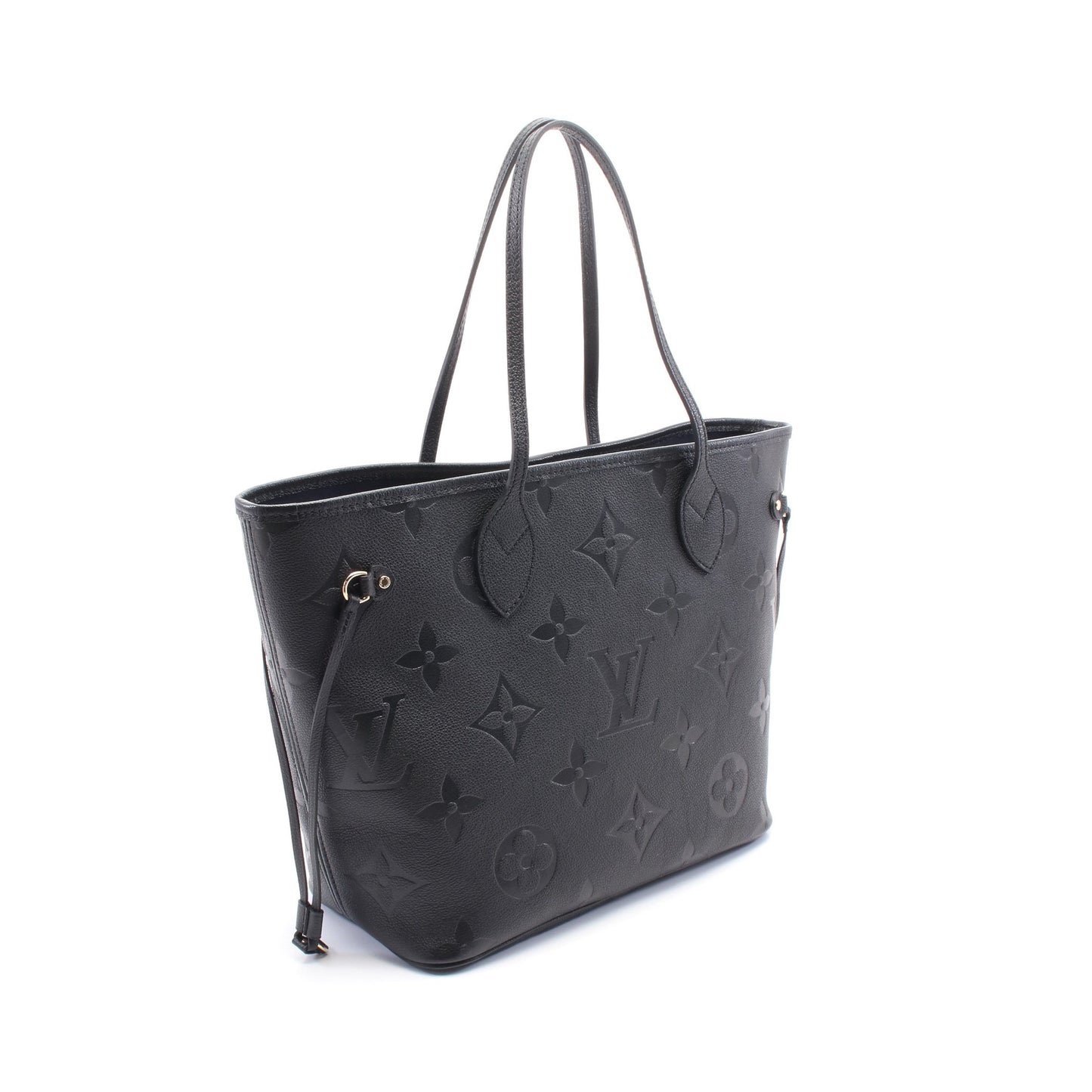 ネヴァーフルMM モノグラムアンプラント ノワール ショルダーバッグ トートバッグ レザー ブラック ルイヴィトン バッグ LOUIS VUITTON