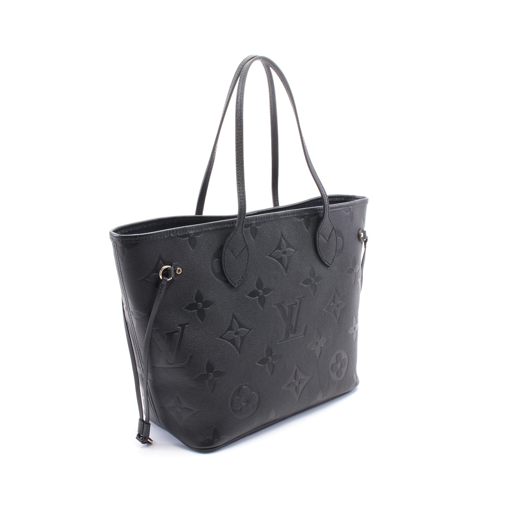 ネヴァーフルMM モノグラムアンプラント ノワール ショルダーバッグ トートバッグ レザー ブラック ルイヴィトン バッグ LOUIS VUITTON