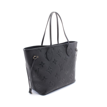 ネヴァーフルMM モノグラムアンプラント ノワール ショルダーバッグ トートバッグ レザー ブラック ルイヴィトン バッグ LOUIS VUITTON