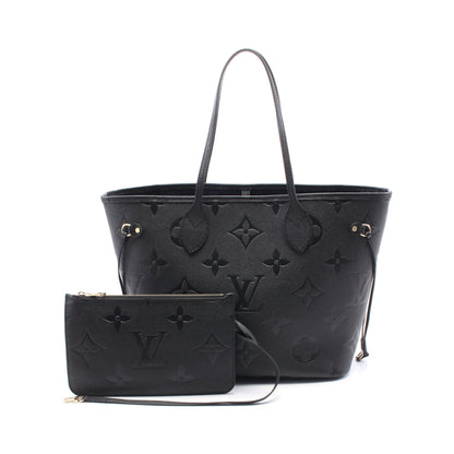 ネヴァーフルMM モノグラムアンプラント ノワール ショルダーバッグ トートバッグ レザー ブラック ルイヴィトン バッグ LOUIS VUITTON