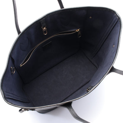 ネヴァーフルMM モノグラムアンプラント ノワール ショルダーバッグ トートバッグ レザー ブラック ルイヴィトン バッグ LOUIS VUITTON