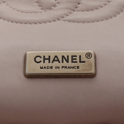 Wフラップ Wチェーンショルダーバッグ パイソン ベージュ ゴールド金具 シャネル バッグ CHANEL