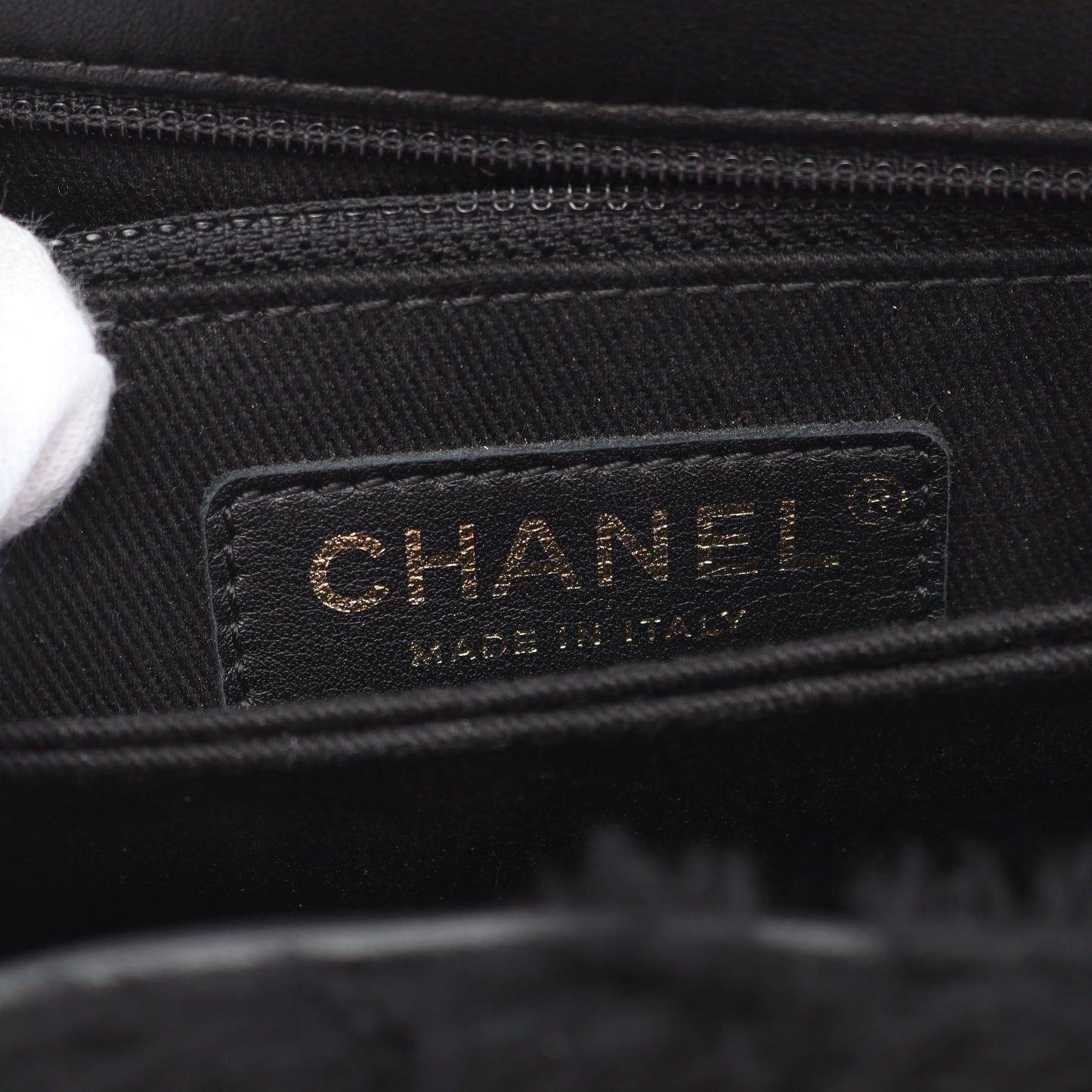 ココハンドル フラップ シェブロン Vステッチ ハンドバッグ ファー ブラック ゴールド金具 2WAY シャネル バッグ CHANEL