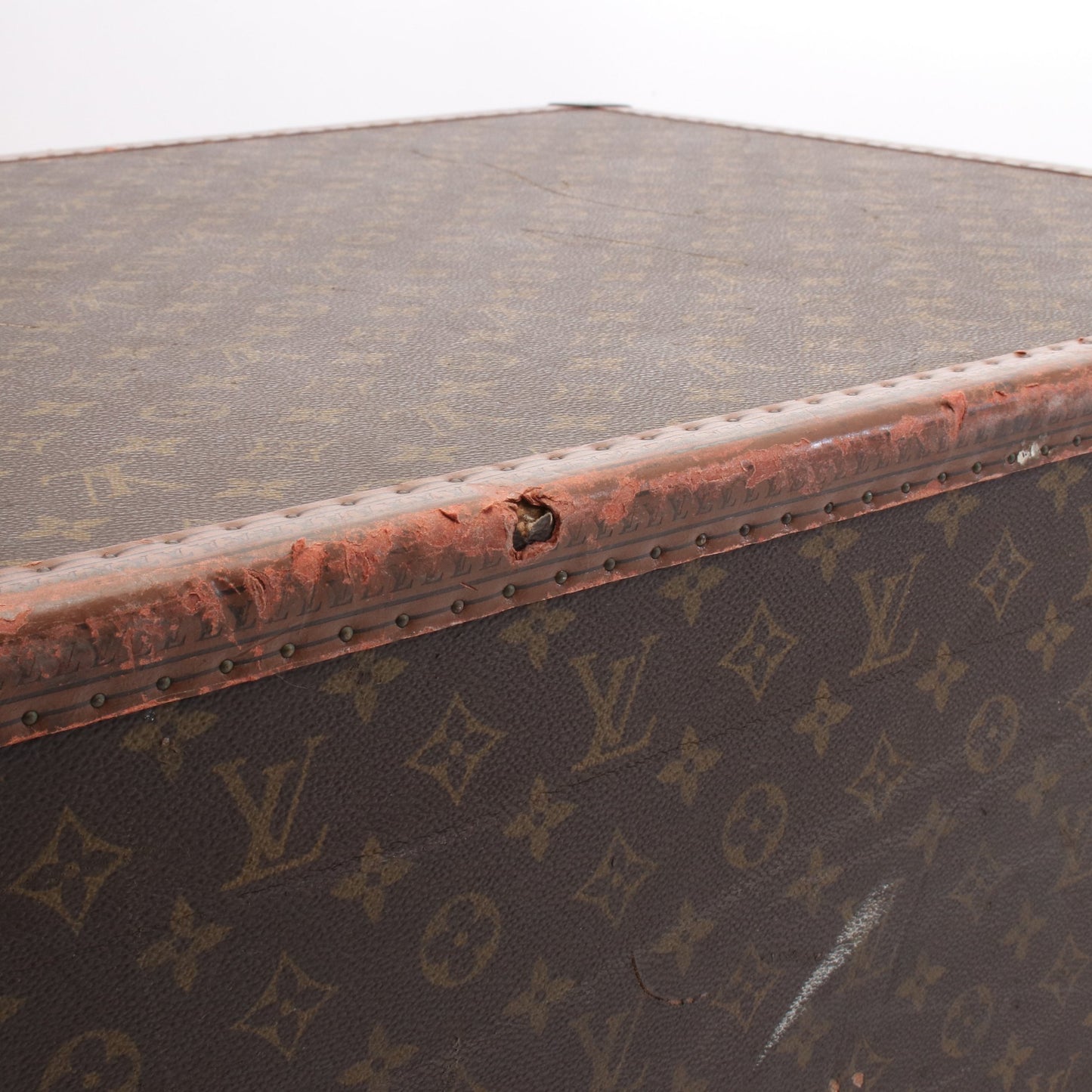 アルゼール80 モノグラム トランクケース PVC レザー ブラウン ルイヴィトン バッグ LOUIS VUITTON