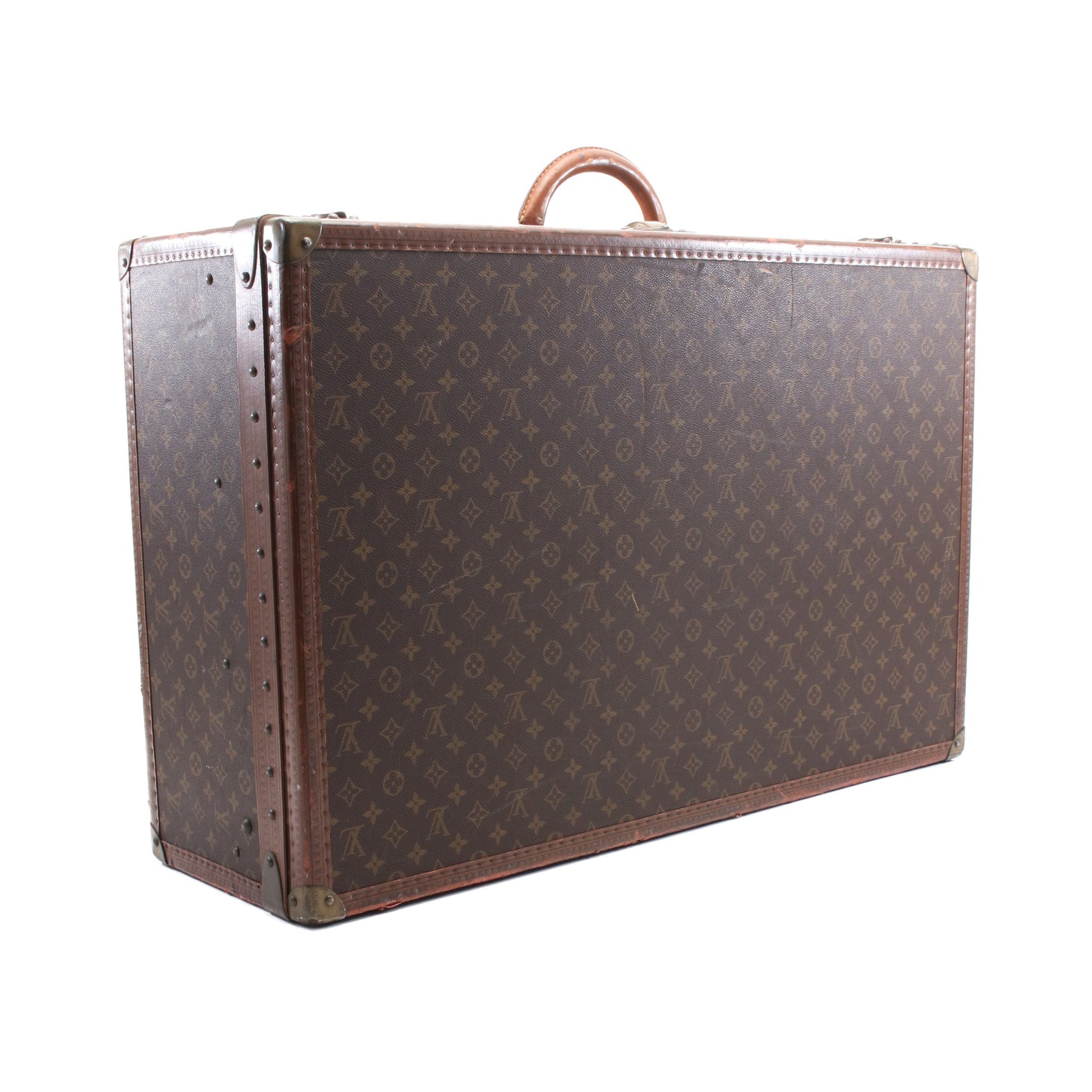 アルゼール80 モノグラム トランクケース PVC レザー ブラウン ルイヴィトン バッグ LOUIS VUITTON