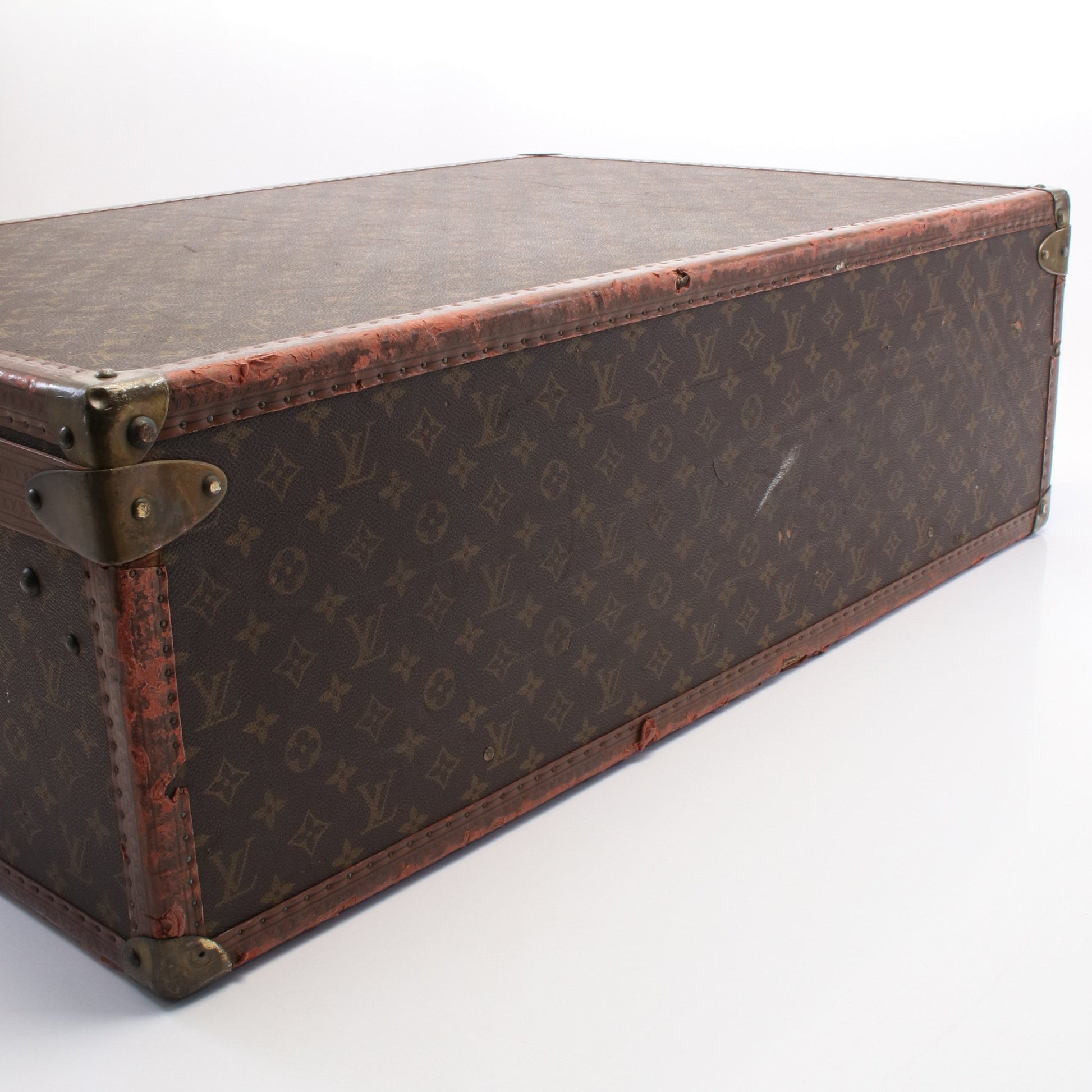 アルゼール80 モノグラム トランクケース PVC レザー ブラウン ルイヴィトン バッグ LOUIS VUITTON