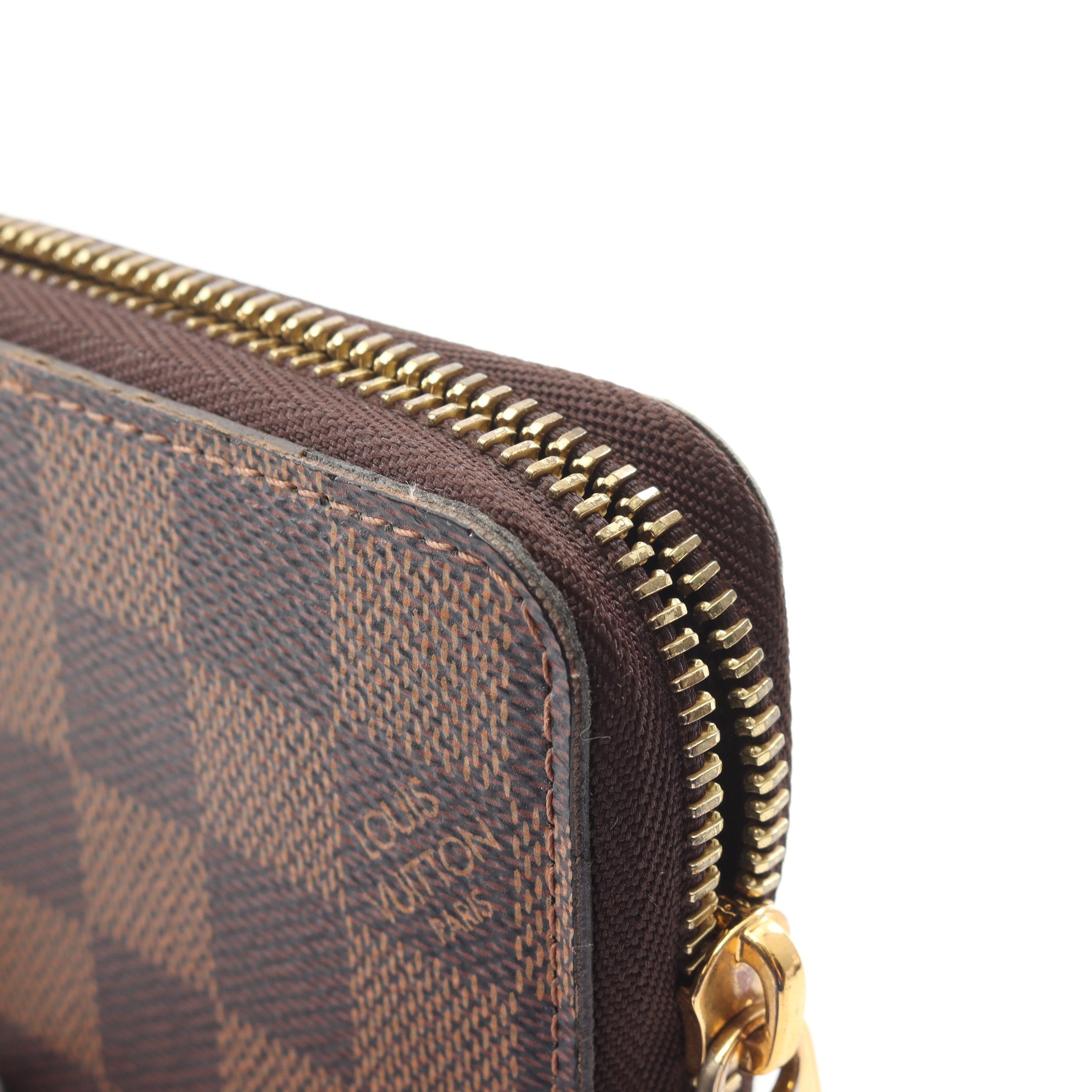 ルイヴィトン ダミエ・エベヌ ジッピーウォレット ラウンドファスナー