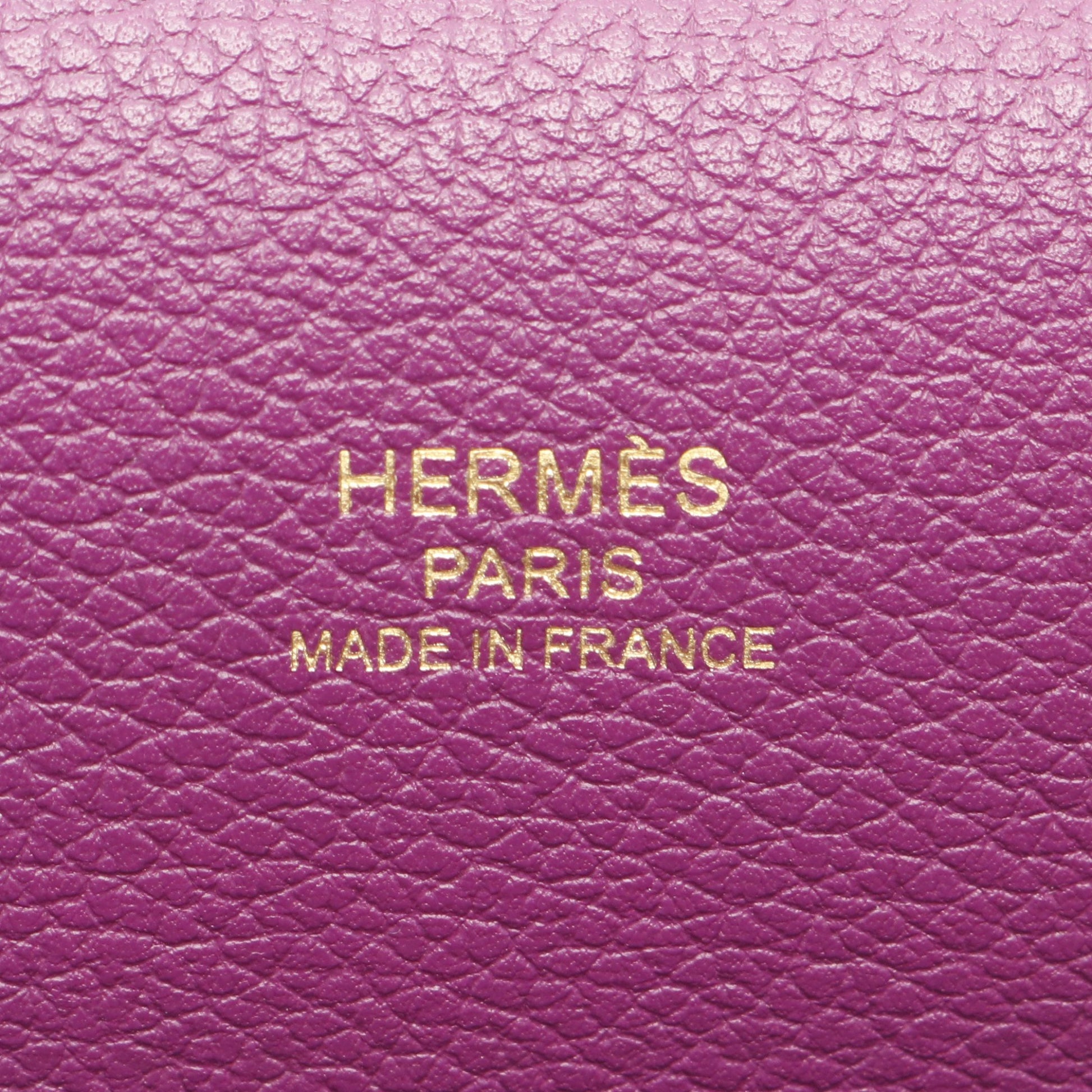 サックロウリス23 アネモネ ショルダーバッグ エバーカラー パープル ゴールド金具 D刻印 エルメス バッグ HERMES