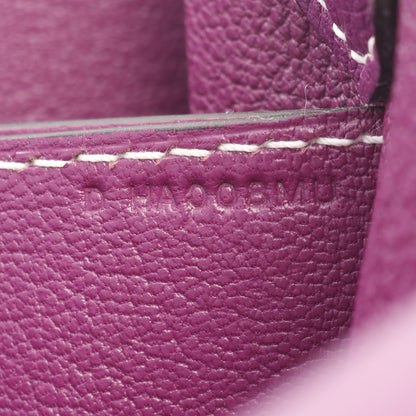 サックロウリス23 アネモネ ショルダーバッグ エバーカラー パープル ゴールド金具 D刻印 エルメス バッグ HERMES
