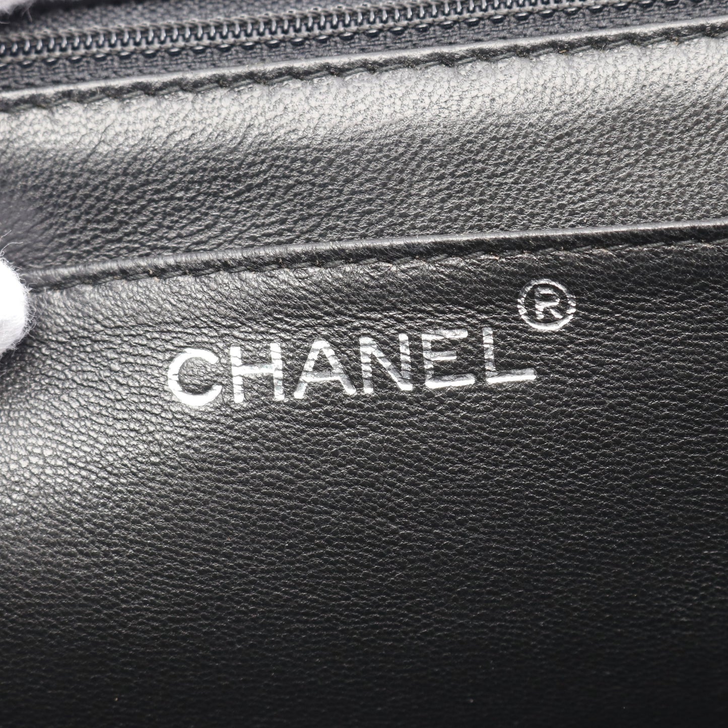 マトラッセ トップハンドルバッグ ハンドバッグ キャビアスキン ブラック シルバー金具 シャネル バッグ CHANEL