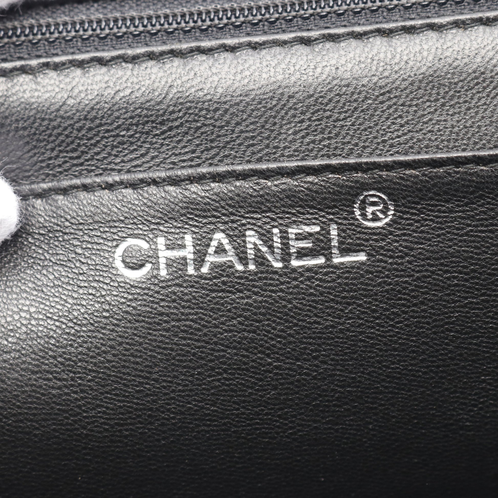 マトラッセ トップハンドルバッグ ハンドバッグ キャビアスキン ブラック シルバー金具 シャネル バッグ CHANEL