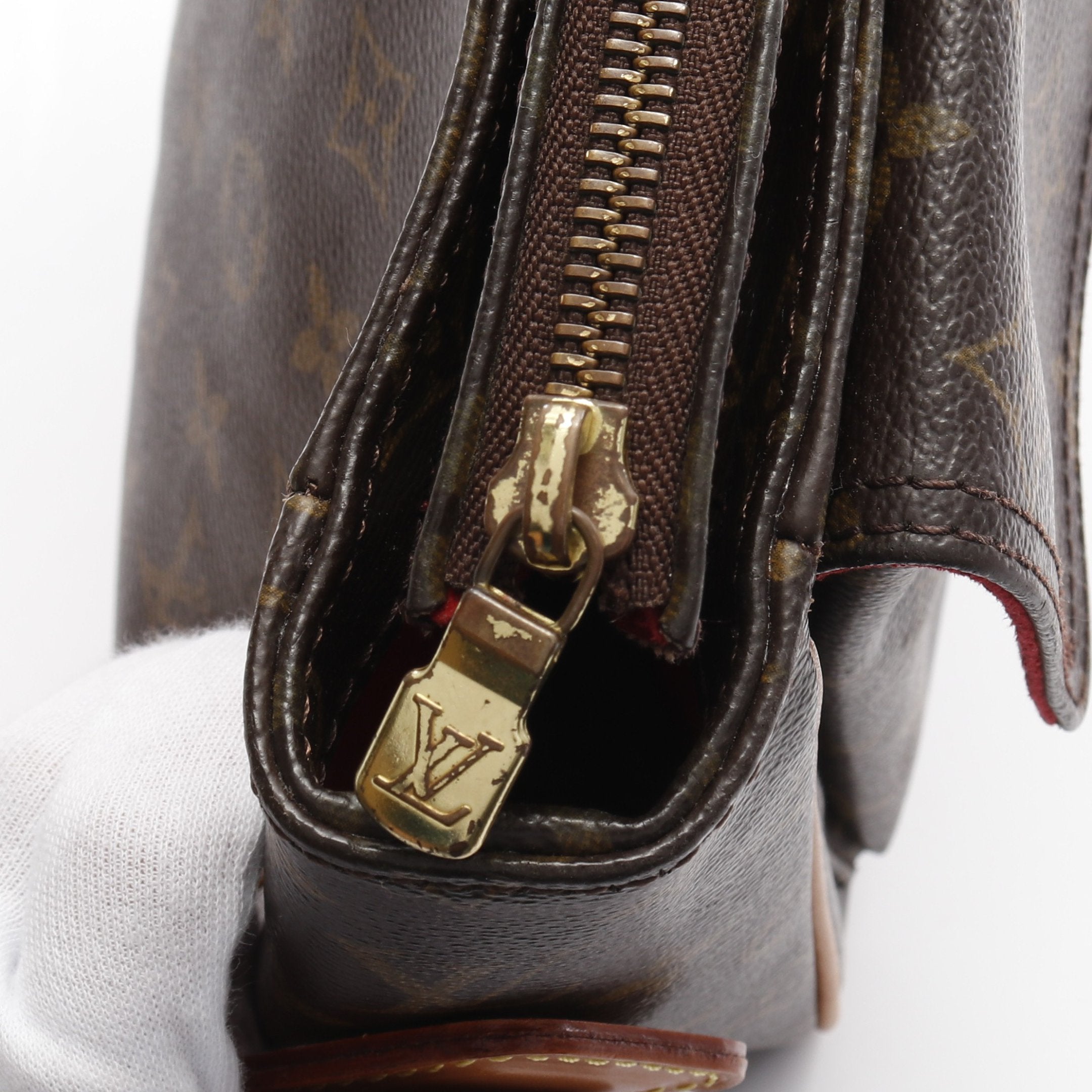 LouisVuitton ヴィバシテGM ルイヴィトン バッグ ヴィバシテGM モノグラム ショルダーバッグ PVC レザー ブラウン ルイ