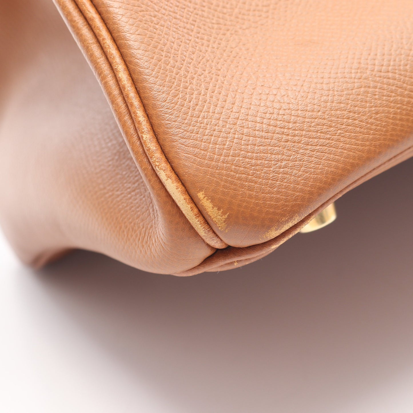 オータクロア32 ゴールド ハンドバッグ クシュベル ライトブラウン ゴールド金具 ○Z刻印 エルメス バッグ HERMES