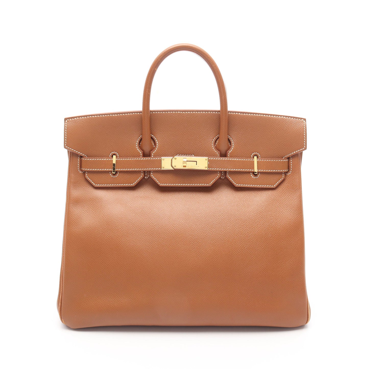 オータクロア32 ゴールド ハンドバッグ クシュベル ライトブラウン ゴールド金具 ○Z刻印 エルメス バッグ HERMES