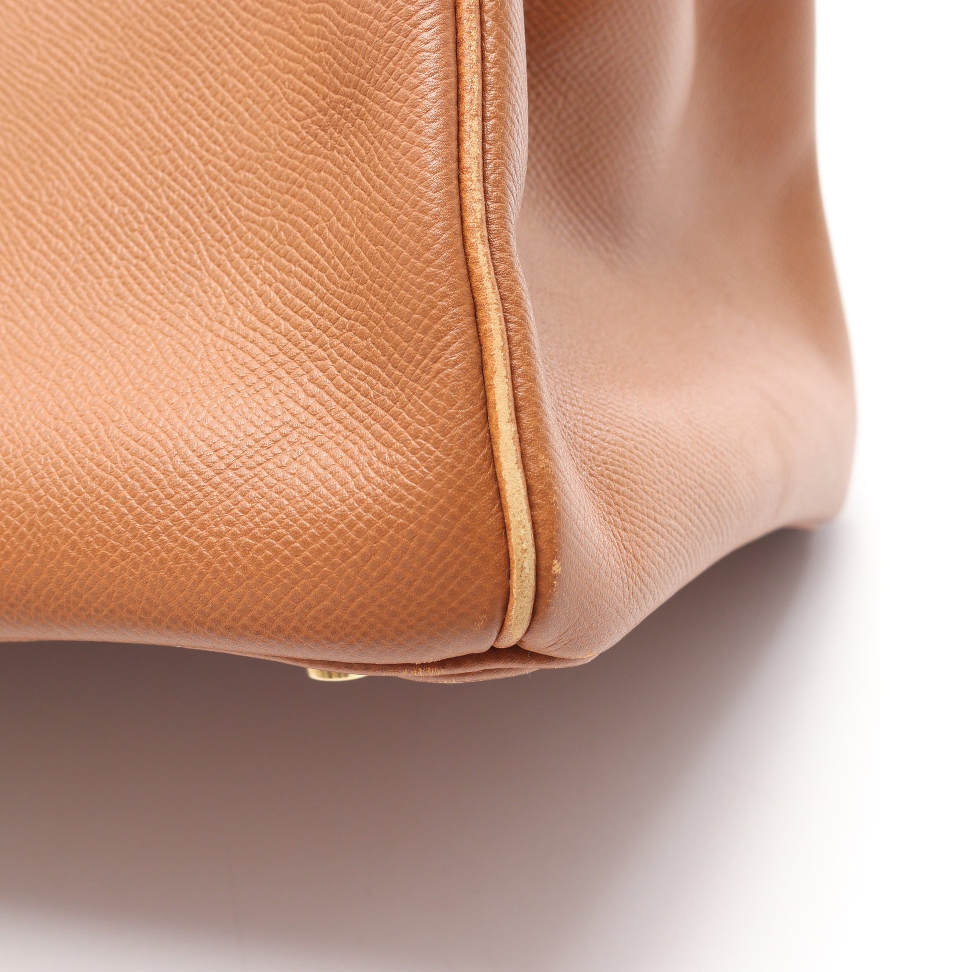 オータクロア32 ゴールド ハンドバッグ クシュベル ライトブラウン ゴールド金具 ○Z刻印 エルメス バッグ HERMES