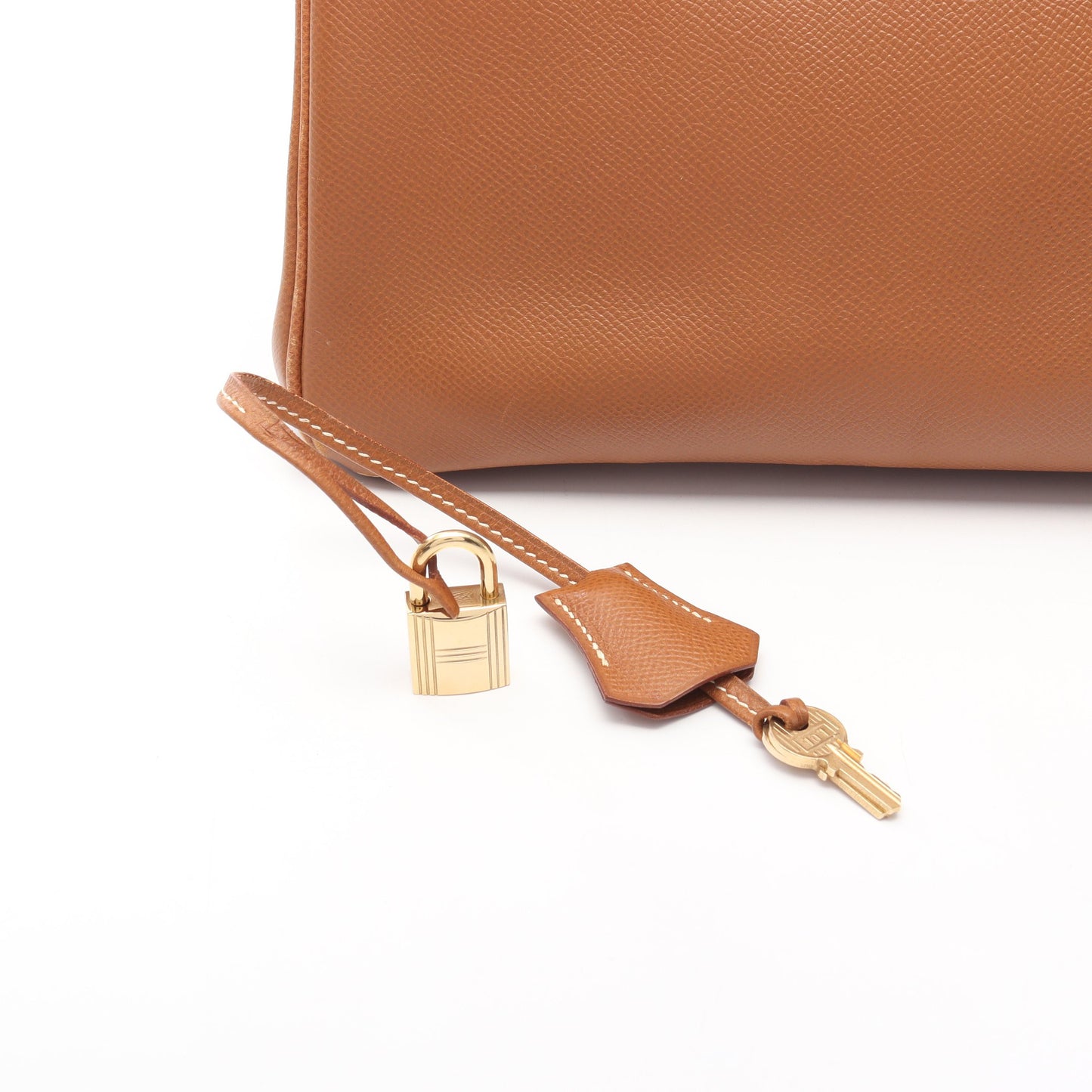 オータクロア32 ゴールド ハンドバッグ クシュベル ライトブラウン ゴールド金具 ○Z刻印 エルメス バッグ HERMES