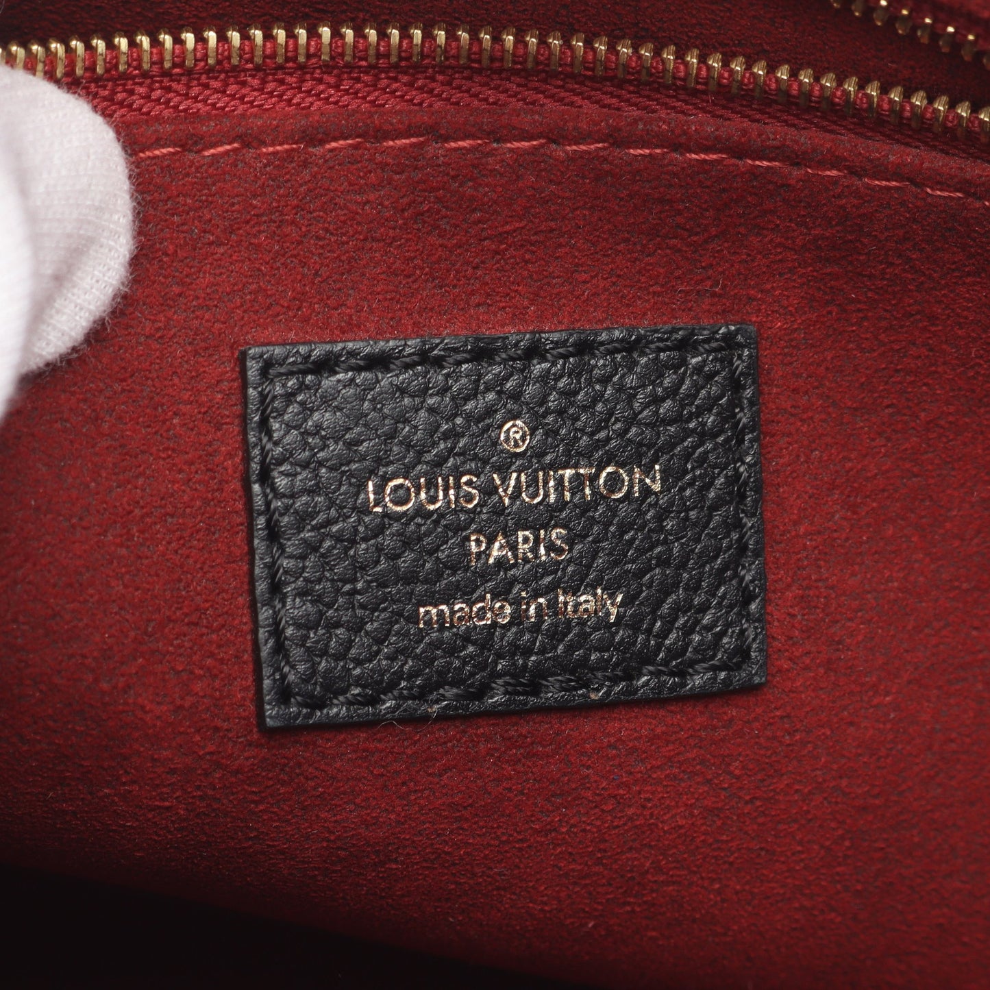 オンザゴーPM バイカラー モノグラムアンプラント ハンドバッグ レザー ブラック ベージュ 2WAY ルイヴィトン バッグ LOUIS VUITTON