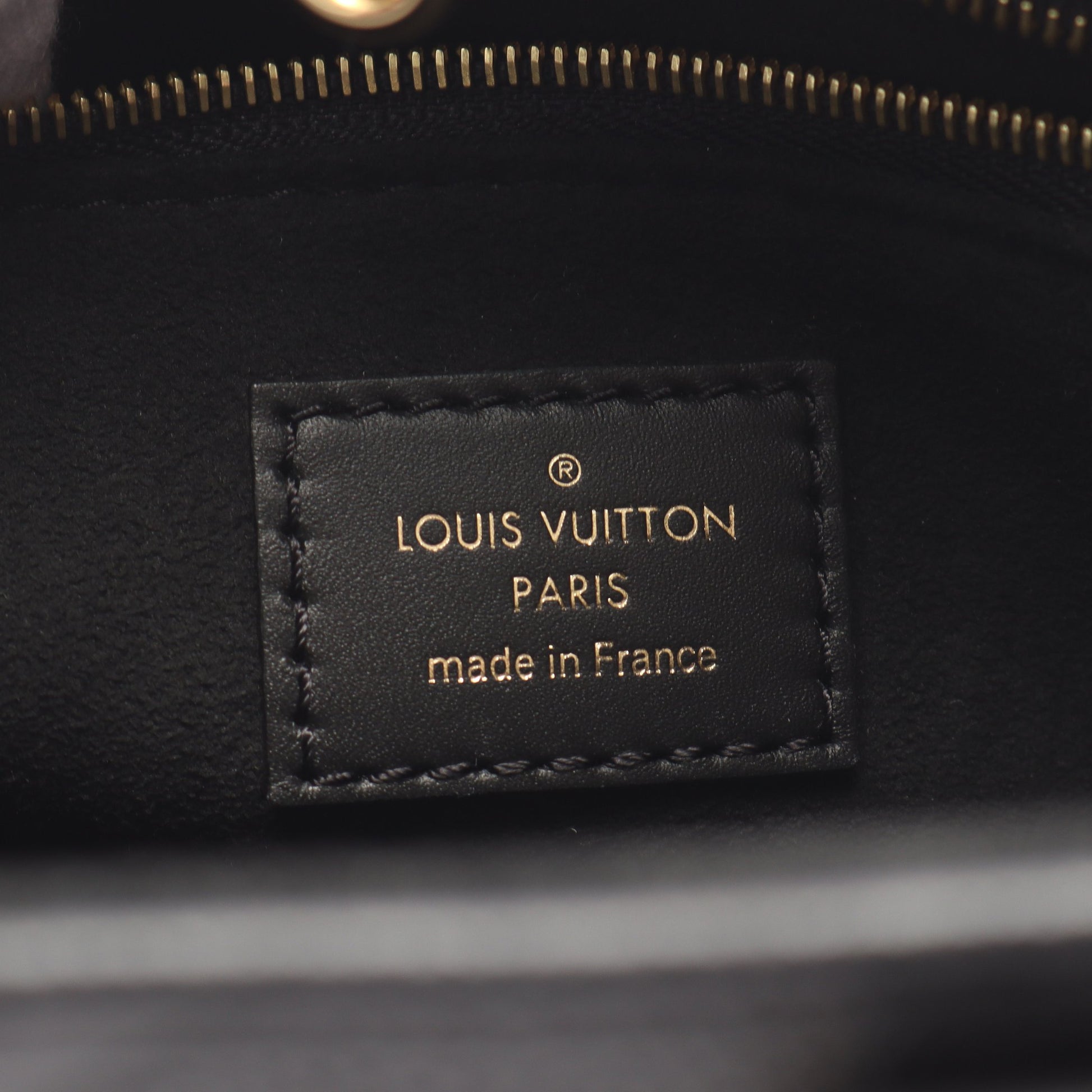 オンザゴーPM モノグラムアンプラント ノワール ハンドバッグ レザー ブラック 2WAY ルイヴィトン バッグ LOUIS VUITTON