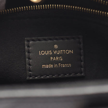 オンザゴーPM モノグラムアンプラント ノワール ハンドバッグ レザー ブラック 2WAY ルイヴィトン バッグ LOUIS VUITTON