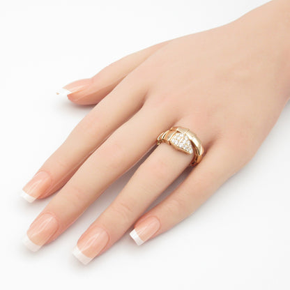 セルペンティ ダイヤ リング リング 指輪 K18PG（ピンクゴールド） ダイヤモンド クリア ブルガリ アクセサリー BVLGARI
