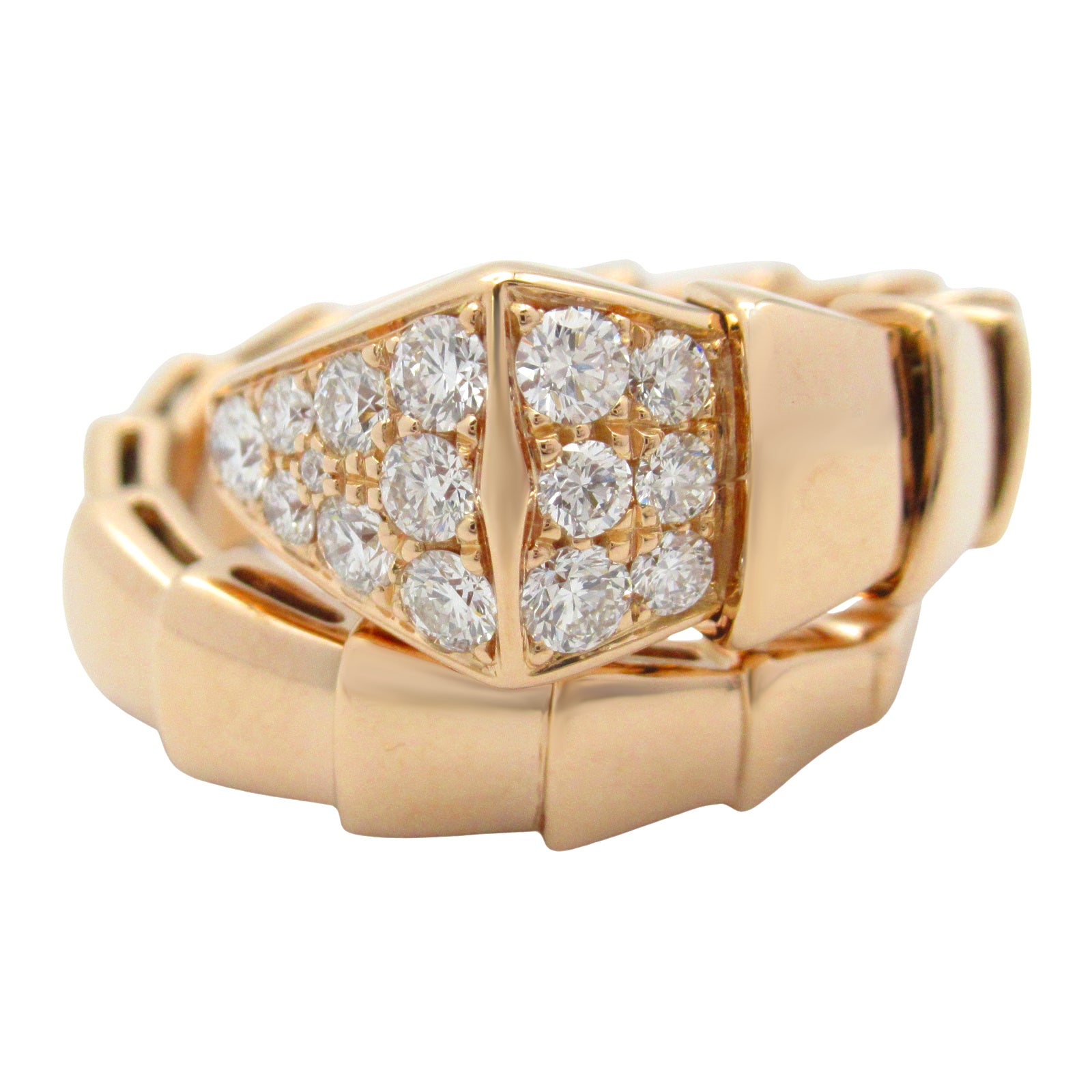セルペンティ ダイヤ リング リング 指輪 K18PG（ピンクゴールド） ダイヤモンド クリア ブルガリ アクセサリー BVLGARI