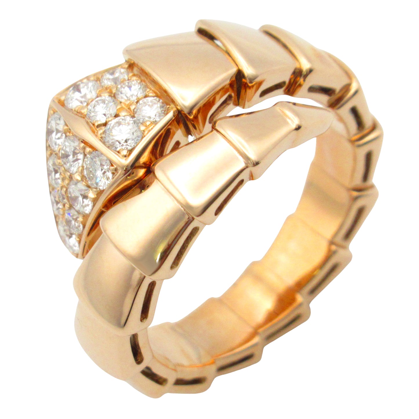 セルペンティ ダイヤ リング リング 指輪 K18PG（ピンクゴールド） ダイヤモンド クリア ブルガリ アクセサリー BVLGARI