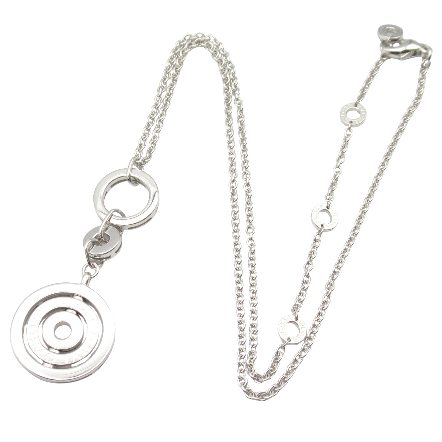 アストラーレ ネックレス ネックレス K18WG（ホワイトゴールド） シルバー ブルガリ アクセサリー BVLGARI