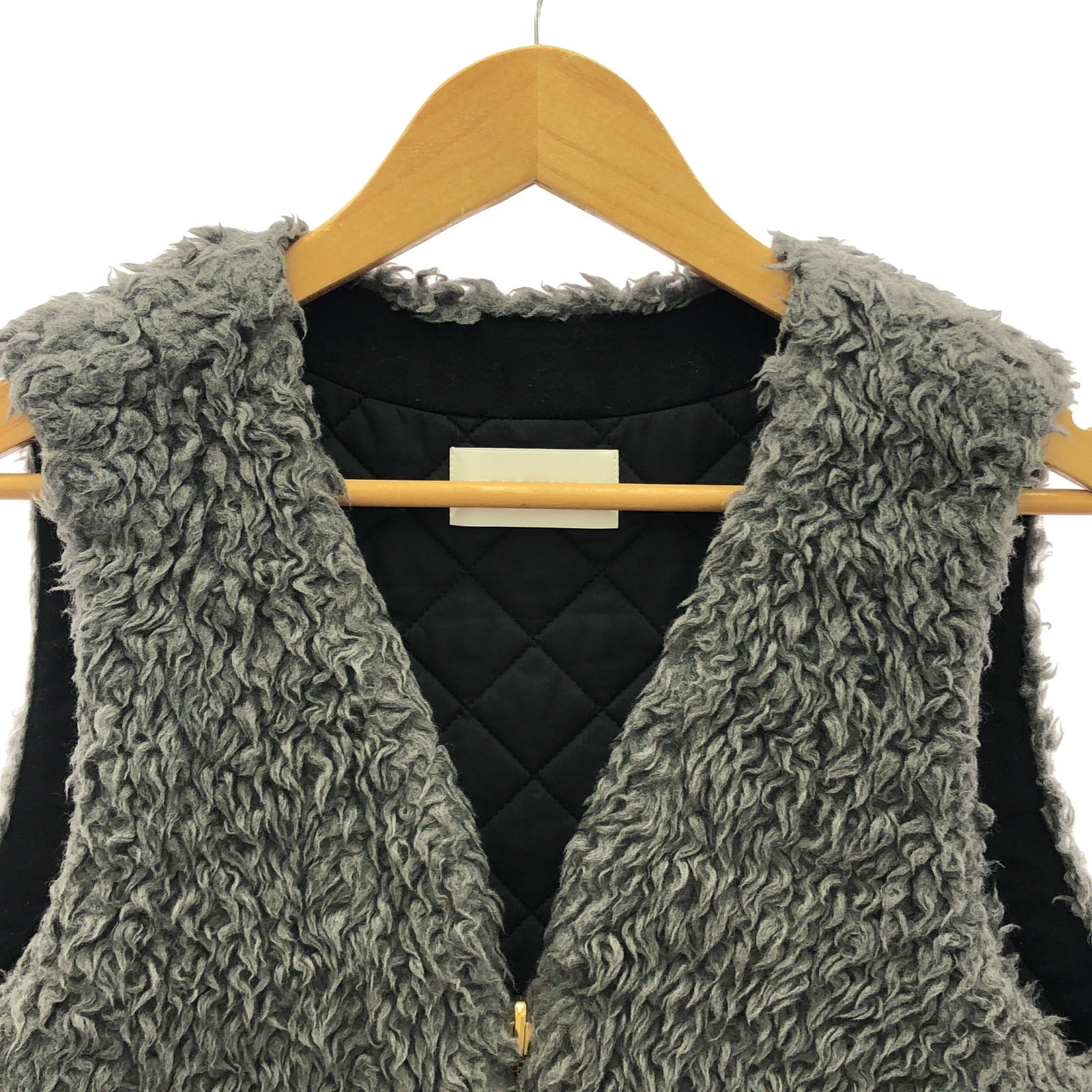 THE RERACS ボアベスト　グレー 中古・古着通販】THE RERACS (ザ リラクス) ボアフリースベスト グレー