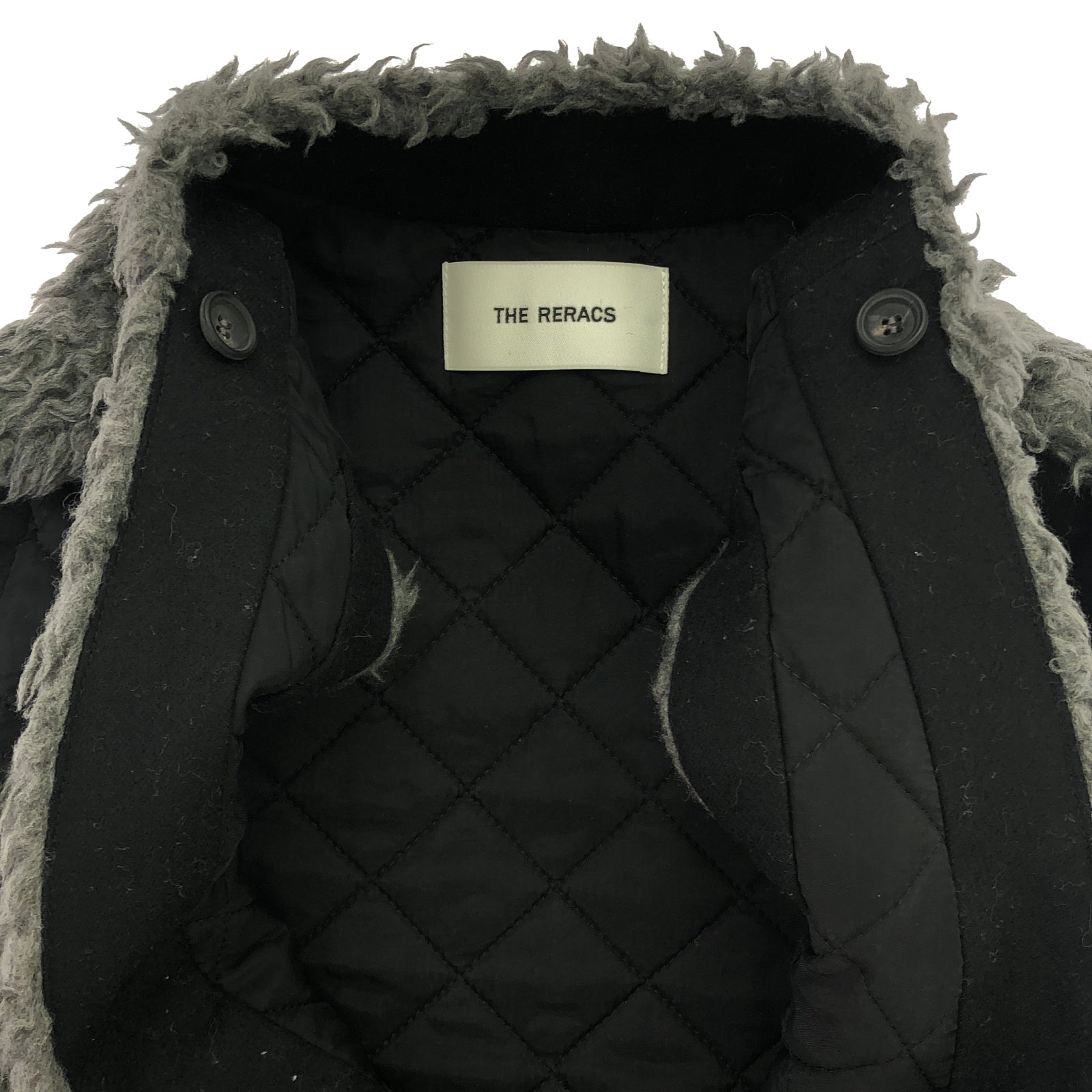 21FW-RECT-134L-UASP ボア ベスト グレー ベスト ウール グレー