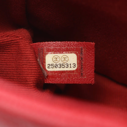 ココハンドル フラップ マトラッセ ハンドバッグ キャビアスキン レッド ゴールド金具 2WAY シャネル バッグ CHANEL