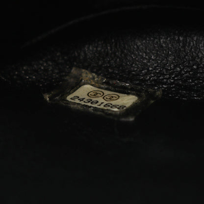 Vステッチ シェブロン チェーンショルダーバッグ ラムスキン ブラック ゴールド金具 2WAY シャネル バッグ CHANEL