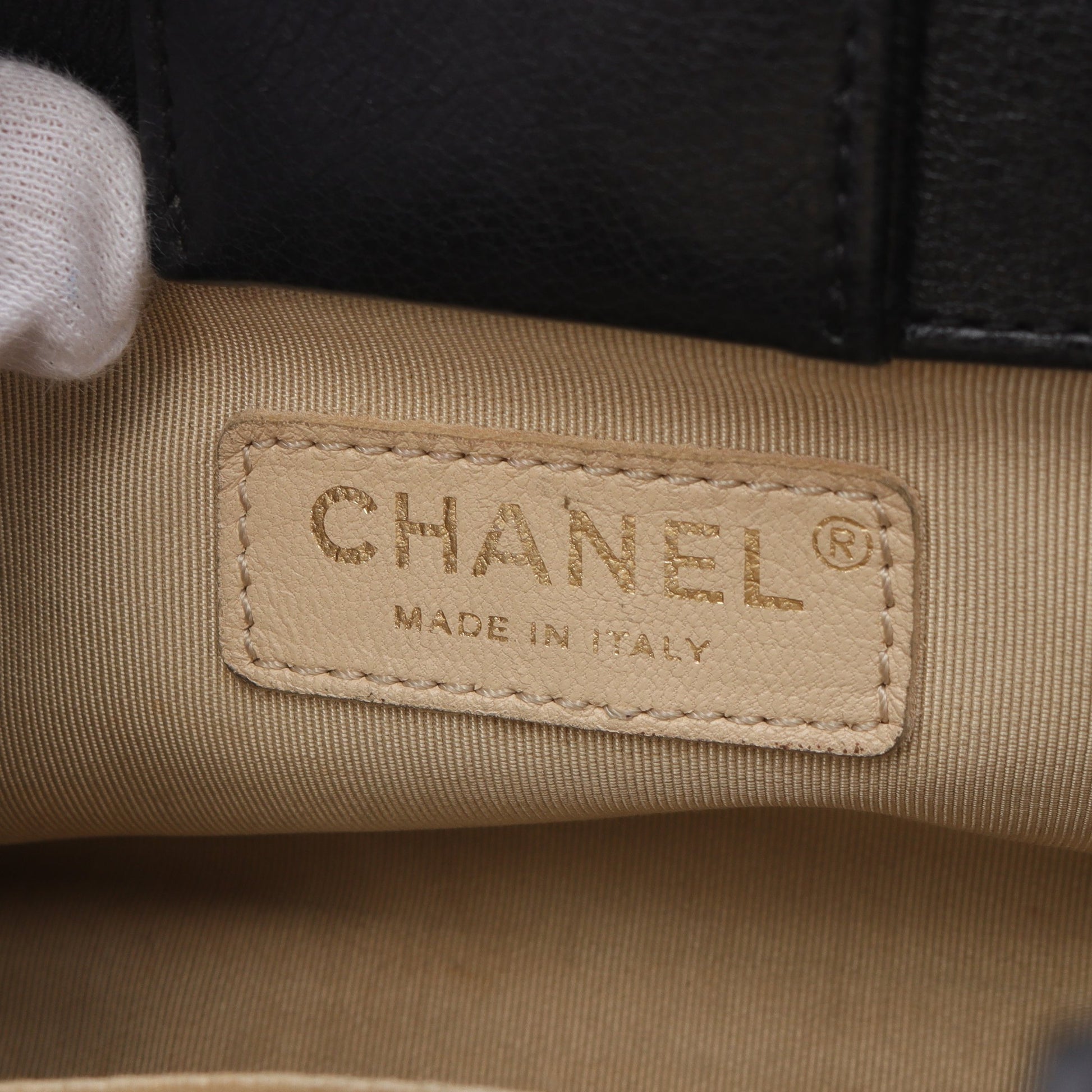マトラッセ チェーンショルダーバッグ レザー ブラック ゴールド金具 2WAY シャネル バッグ CHANEL