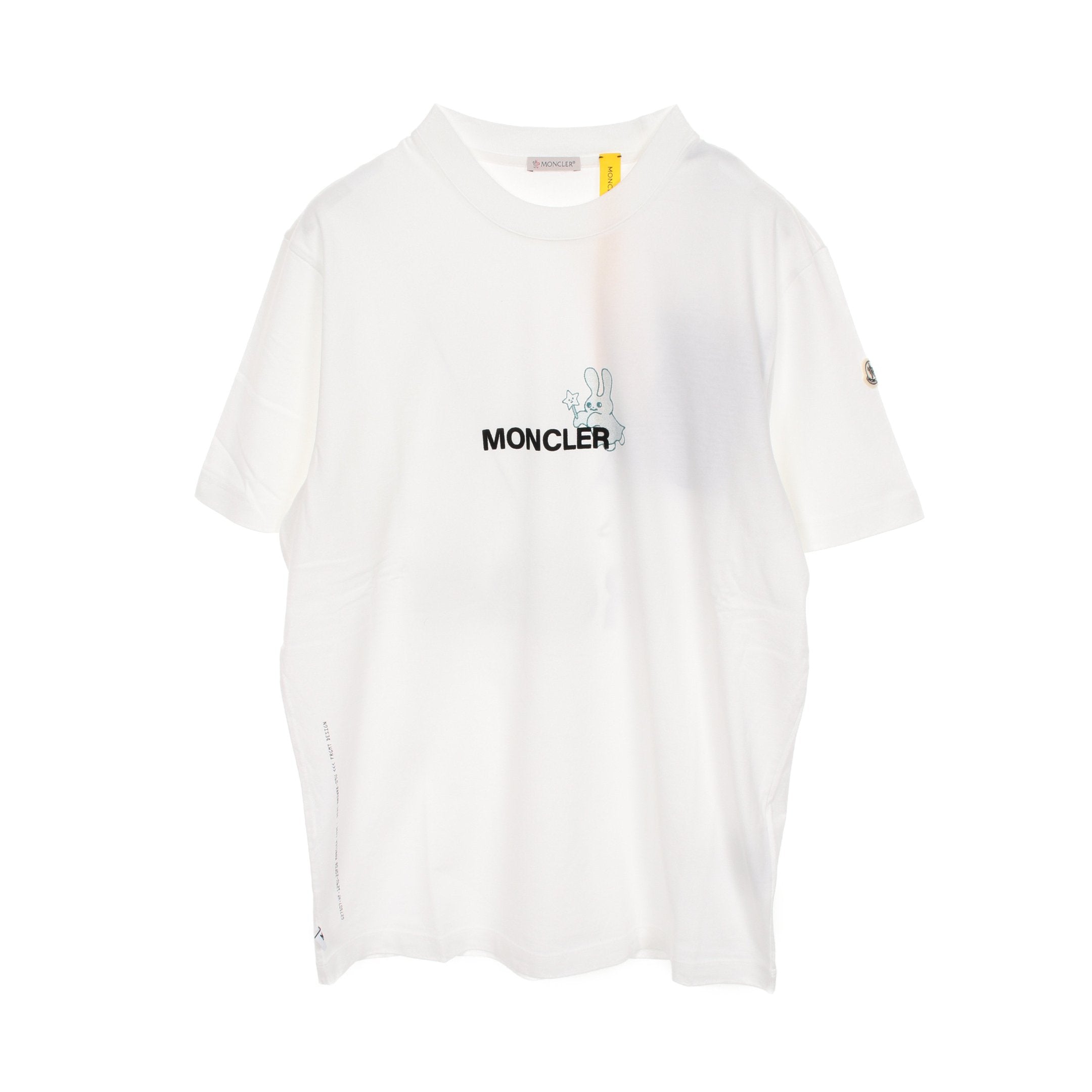 MONCLER ホワイト ロゴ Tシャツ White Logo Cotton T-Shirt - Polos & T-shirts for Men | Moncler US