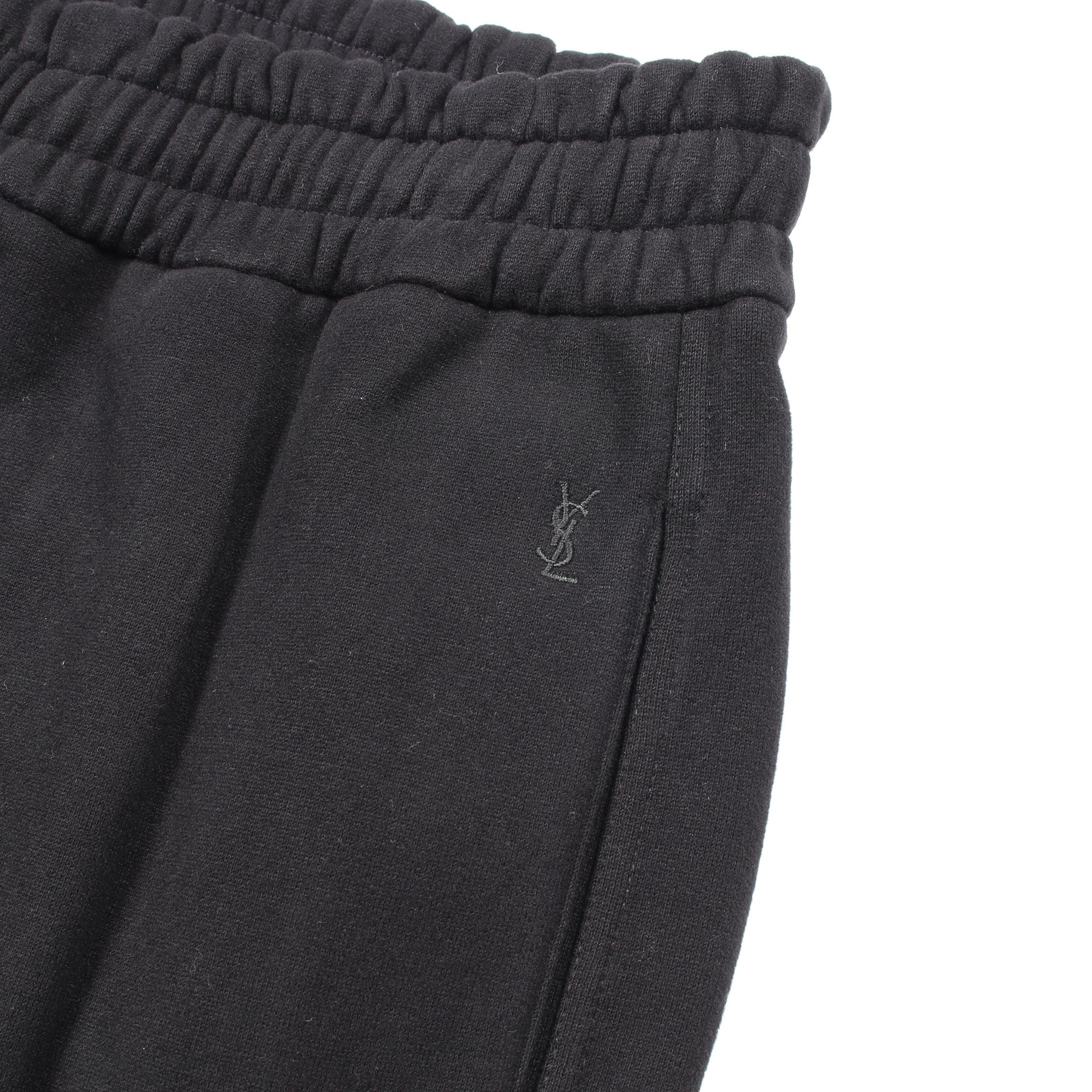 スウェットパンツ コットン ブラック サンローランパリ – RECLO