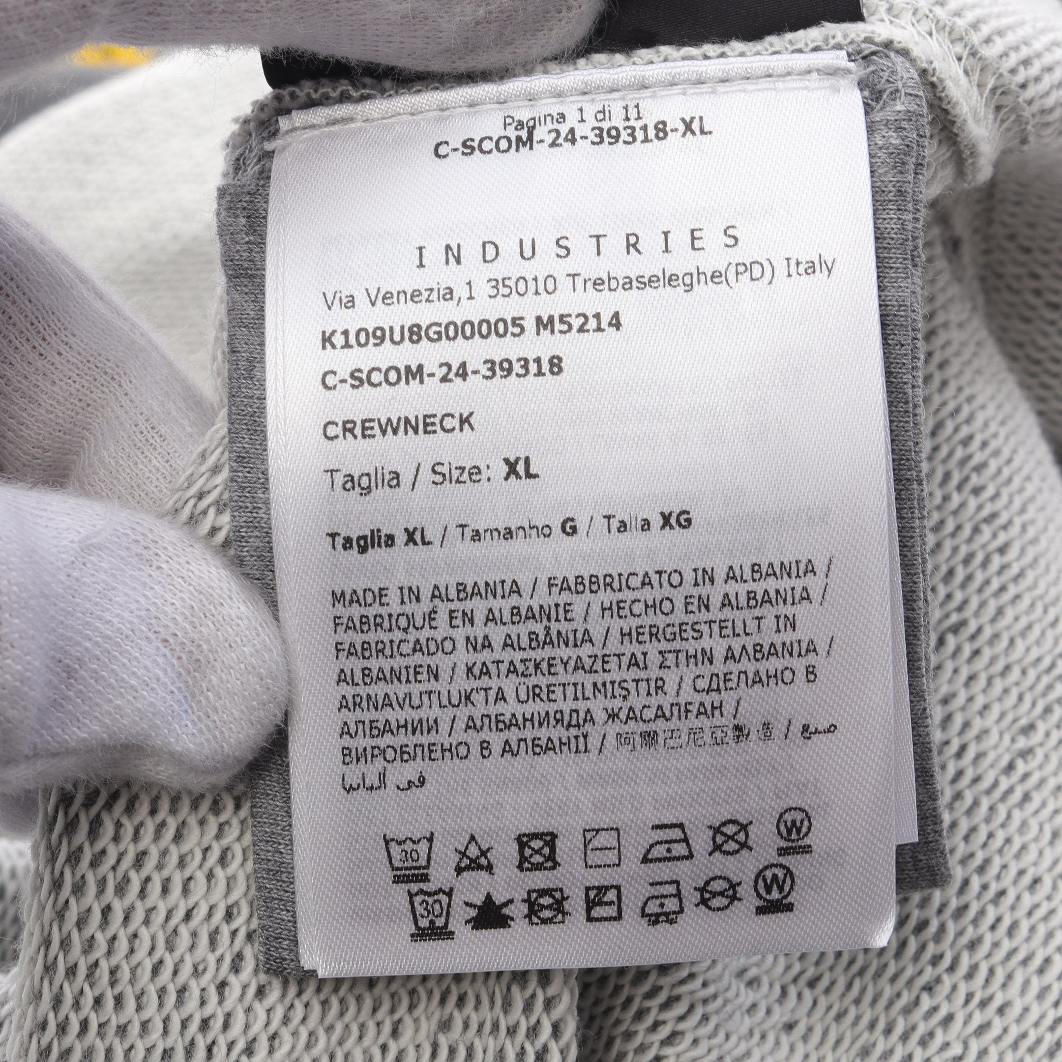 MONCLER GENIUS 7 FRAGMENT HIROSHI FUJIWARA スウェットシャツ ロゴ