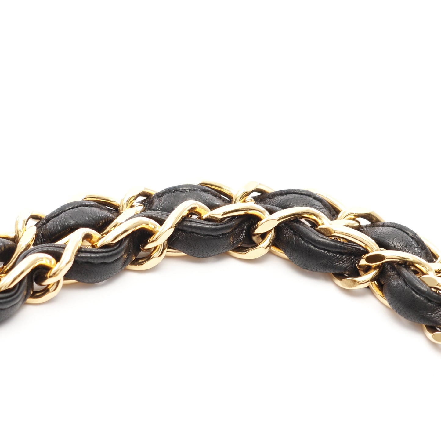 デカマトラッセ30 シングルフラップ Wチェーンショルダーバッグ ラムスキン ブラック ゴールド金具 シャネル バッグ CHANEL