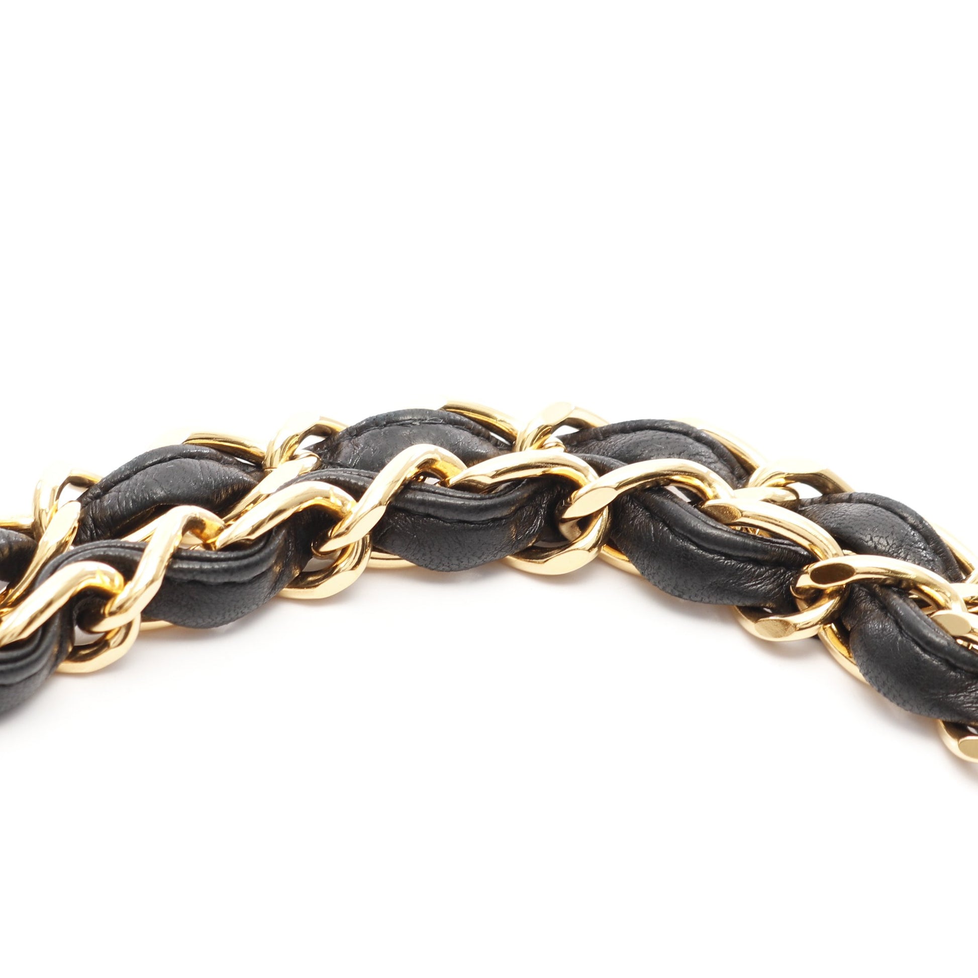 デカマトラッセ30 シングルフラップ Wチェーンショルダーバッグ ラムスキン ブラック ゴールド金具 シャネル バッグ CHANEL
