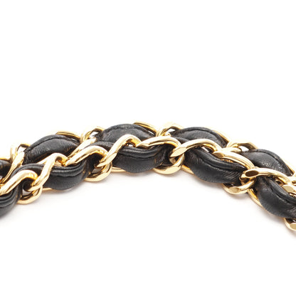 デカマトラッセ30 シングルフラップ Wチェーンショルダーバッグ ラムスキン ブラック ゴールド金具 シャネル バッグ CHANEL