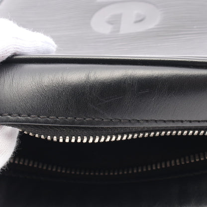 LOUIS VUITTON × Supreme ダヌーブPM エピ ノワール ショルダーバッグ レザー ブラック ルイヴィトン バッグ LOUIS VUITTON