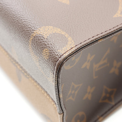 オンザゴーPM モノグラムリバース ハンドバッグ PVC ブラウン ベージュ 2WAY ルイヴィトン バッグ LOUIS VUITTON