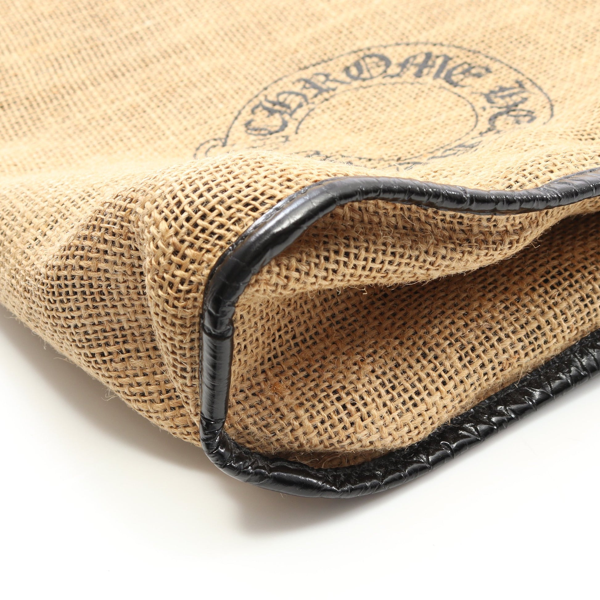 HORSESHOE BEACH BAG ショルダーバッグ トートバッグ ファブリック レザー ベージュ ブラック クロムハーツ バッグ Chrome Hearts