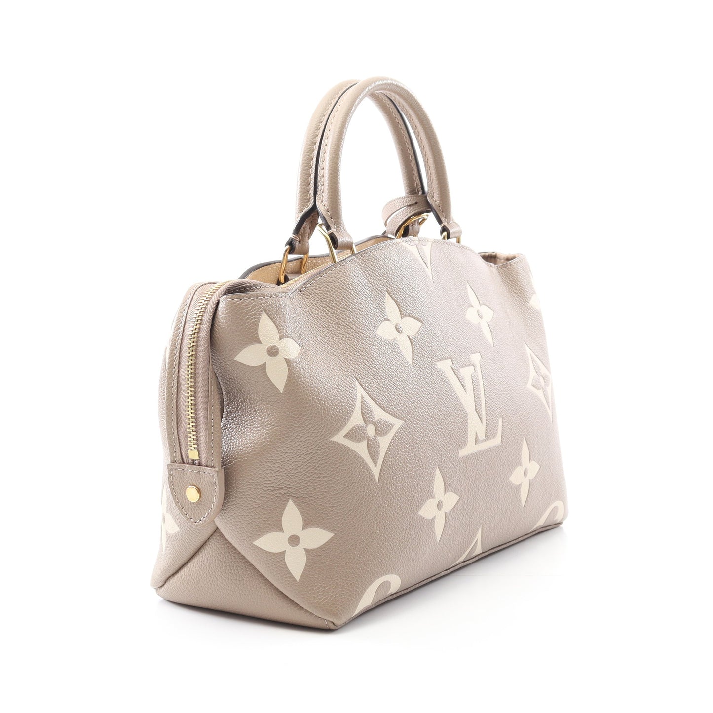 プティ パレPM モノグラムアンプラント トゥルトレール クレーム ハンドバッグ レザー グレーベージュ 2WAY ルイヴィトン バッグ LOUIS VUITTON