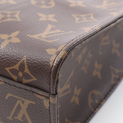 サックプラ BB ハンドバッグ PVC レザー ブラウン 2WAY ルイヴィトン バッグ LOUIS VUITTON