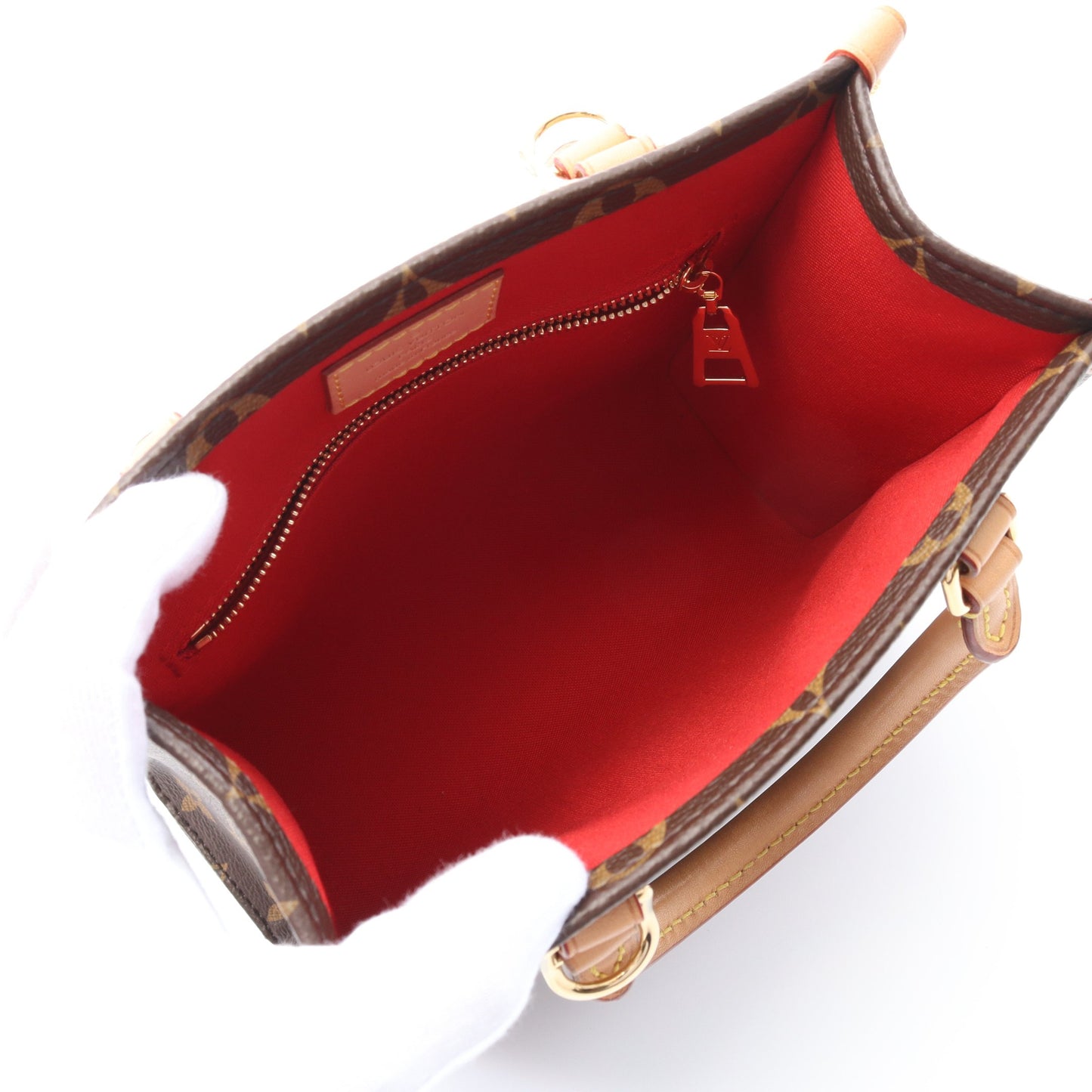 サックプラ BB ハンドバッグ PVC レザー ブラウン 2WAY ルイヴィトン バッグ LOUIS VUITTON
